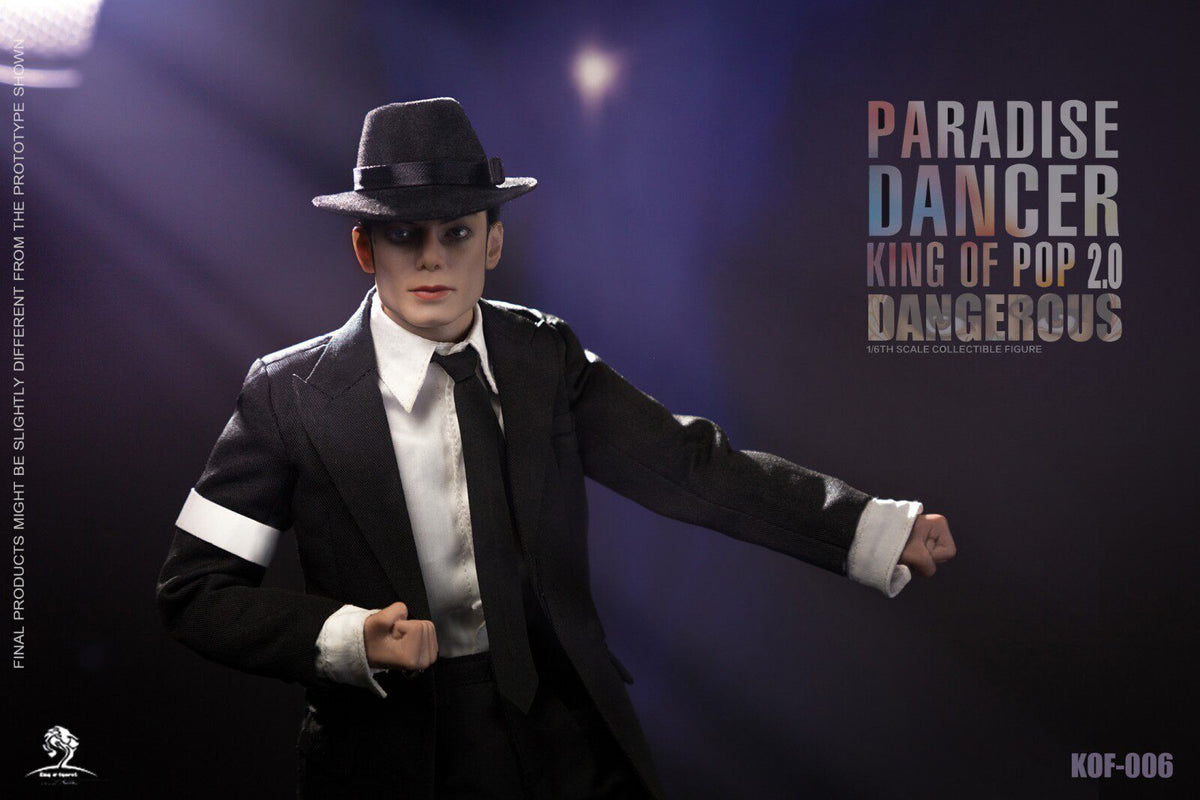 King of Figure KOF 1/6 Paradise Dancer 2.0 Jackson's Dangerous Journey Hair Transplant Action Figure