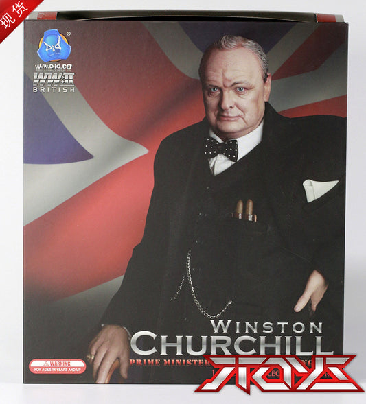 1:6 soldier DID K80090 World War II British Prime Minister Winston Churchill double-headed  action figures