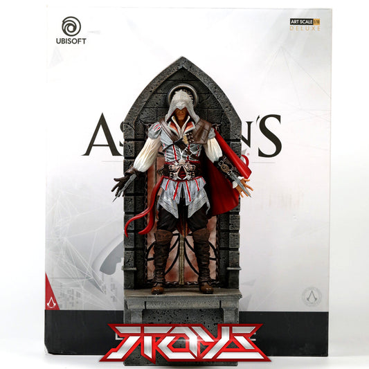 Iron Studios Brazil Factory 1/10 Assassin's Creed 2 Ezio Auditore Statue Figure