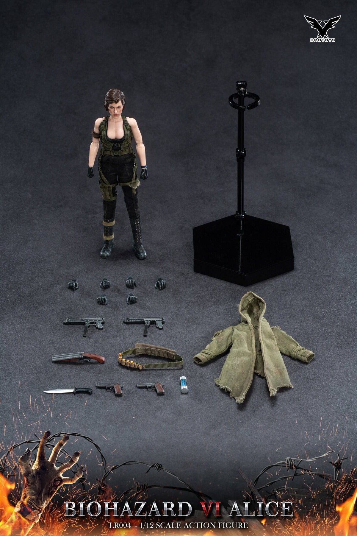 BROTOYS 1/12 Resident Evil: Alice (LR004) — Articulated Action Figure (In-Stock)