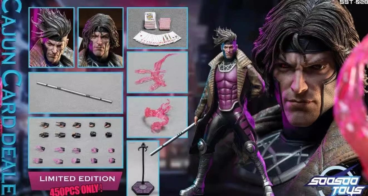 Soosootoys SST-028 Gambit: Cajun Card Dealer — 1/6 Scale Action Figure