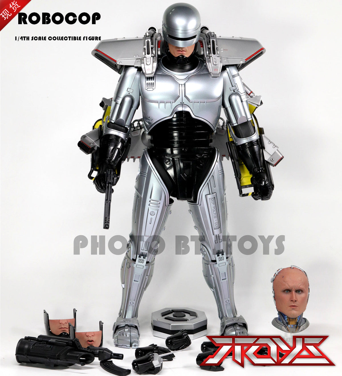 EB ENTERBAY 1/4 RoboCop Murphy HD Series 18-inch Movie Action Figure