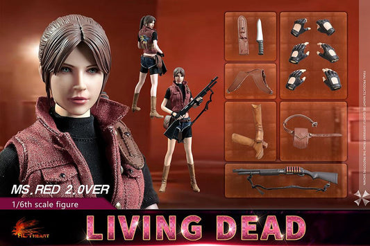 1/6 HOT HEART Resident Evil Zombie Killer Girl Version Claire 2.0 Ms.Red FD008 Action Figure