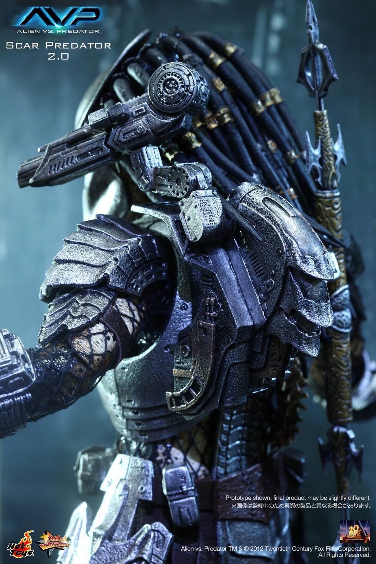 HotToys HT MMS190 Aliens vs. Predator AVP Scar Predator 2.0 Action Figure