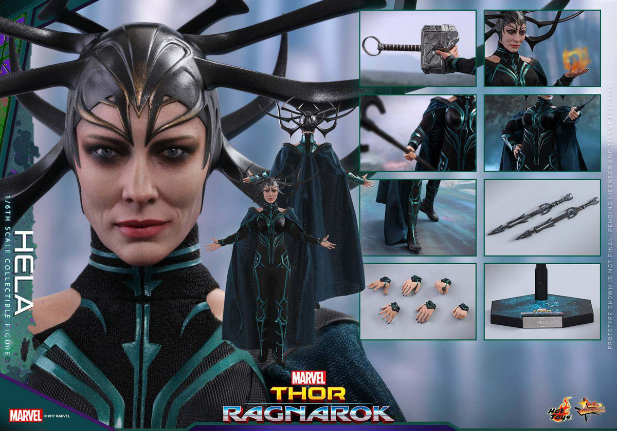 HT HOTTOYS 1/6 Thor 3 Ragnarok Death Hela Hina Figure MMS150 Action Figure