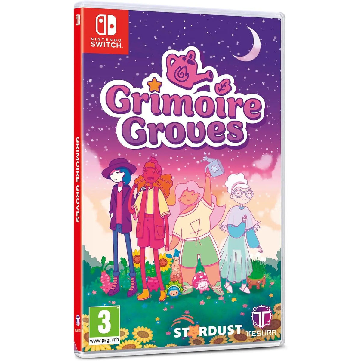 Grimoire Groves - Nintendo Switch Game - Standard Edition with Physical Copy, Explore Witchcraft Magic, Restore Forest Balance, Age 12-15, Discover Legendary Rainbow Socks, and Combine Spells for Unique Gameplay.