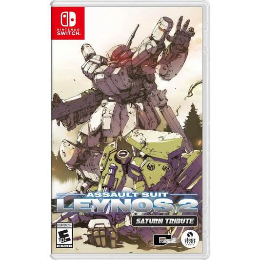 Assault Suit Leynos 2 Saturn Tribute (Limited Run) Nintendo Switch Game - Import Edition, Factory Sealed, English Audio and Subtitles, Compatible with Nintendo Switch, Retro Video Game