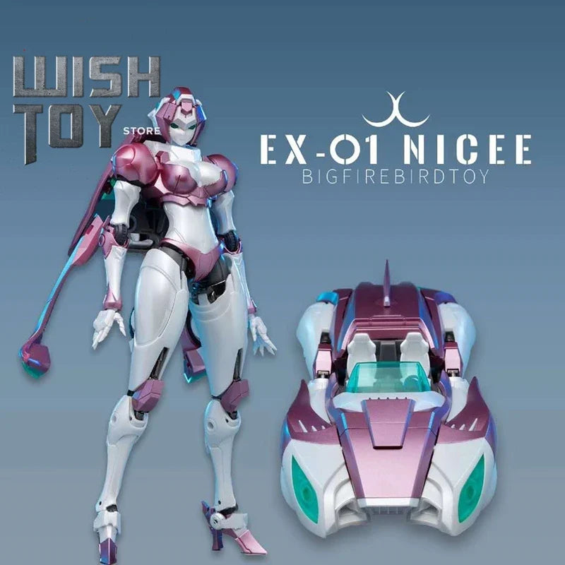 Transformation Robot toy Nicee Arcee EX01 EX-01 Big Firebird  Rouge  Action Figure  Collection Toys Halloween Birthday gift box