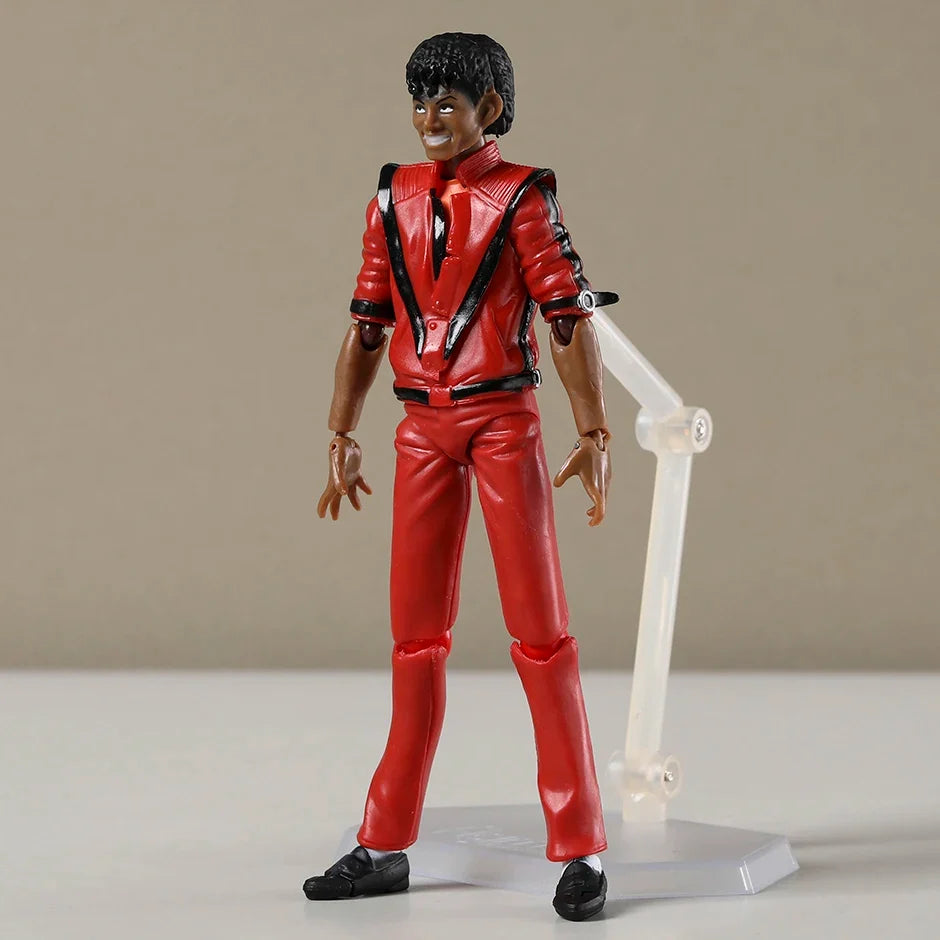 MJ Thriller Ver. Movable Assemble Action Figure Figurine Model Toy