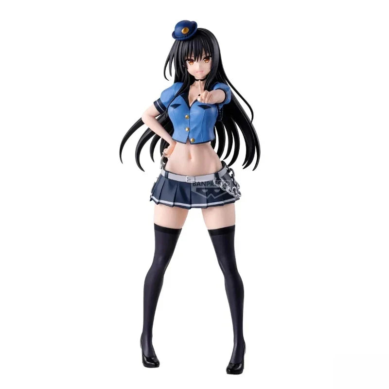 In Stock Bandai Banpresto Original GLITTER＆GLAMOURS Anime To Love-Ru Darkness Kotegawa Yui Police Ver Action Figure Model Toy DT