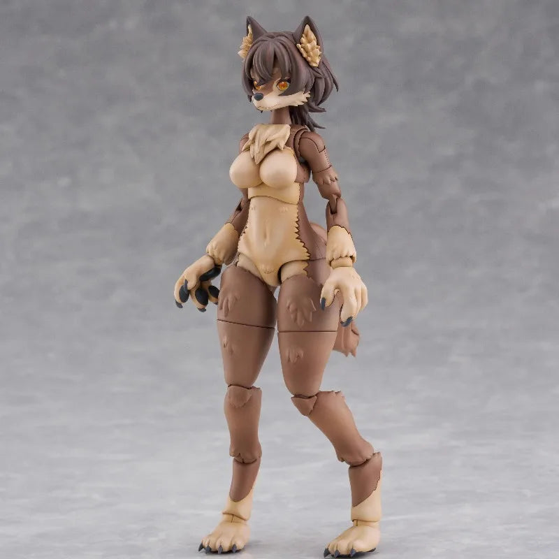In Stock Genuine Qingdao Society Kemopla KP-01 02R KA-01 Gomani Japanese Wolf Glue-free Action Figure Model Toys Ornament
