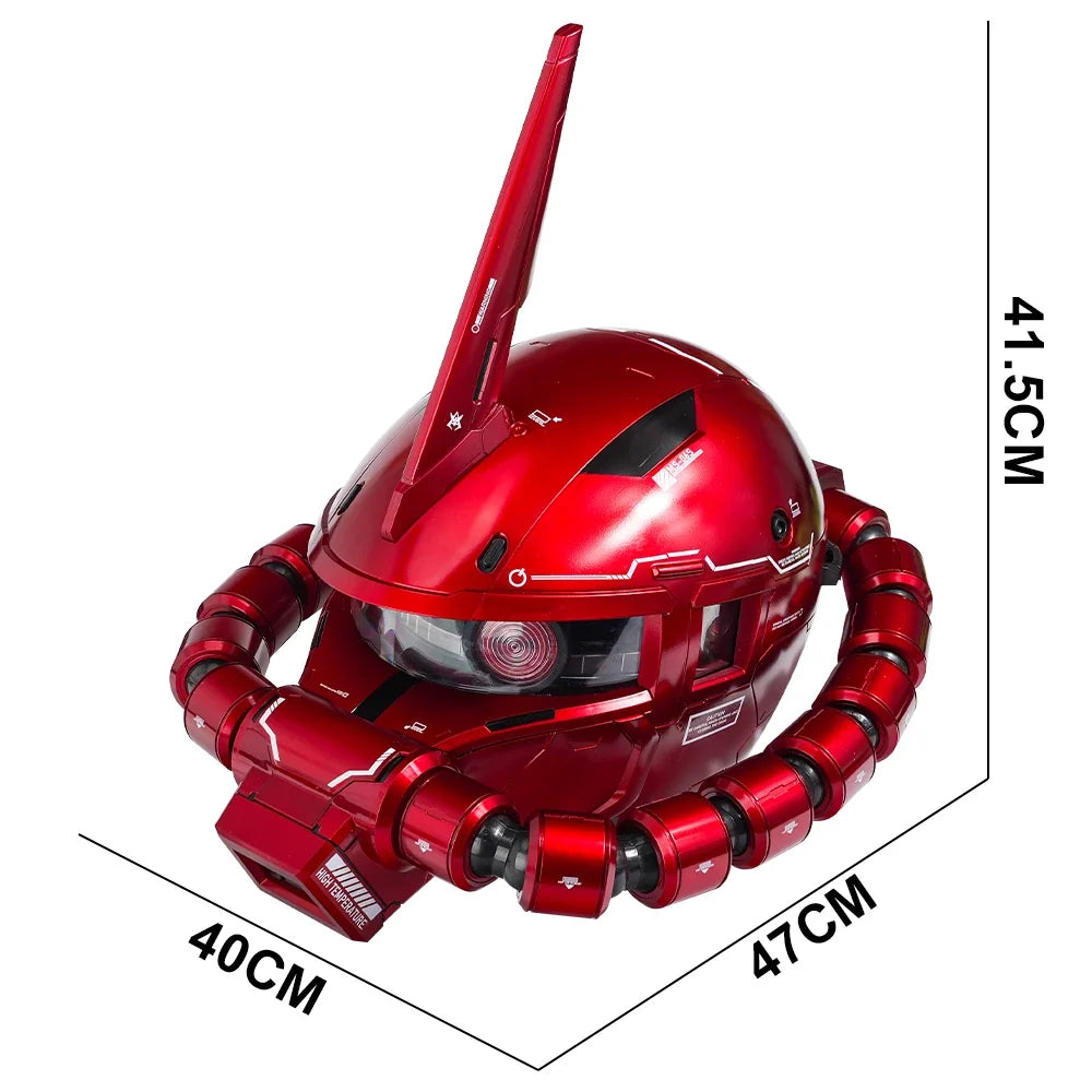 Zaku  Car Dashboard Ornament Touch Activated Finished Model With Movable Color Changing Led Eyes Gift For Boyfriend Collect