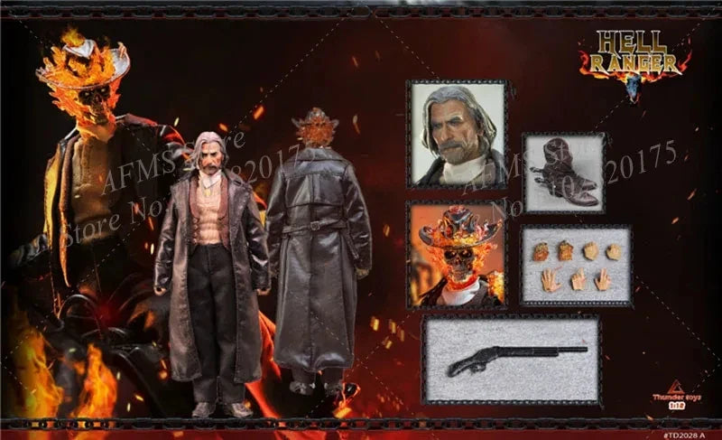 Thunder toys TD2028 1/12 Men Soldier Ghost Rider Dolls Full Set 6Inch Action Figure Model Best Collection Toys