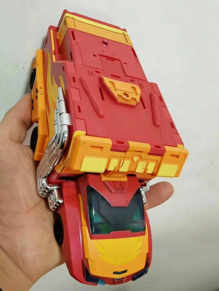 Transformation Toy DX9 D06 Rodimus Prime Metallic Folding MP Action Figure