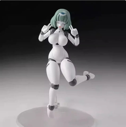 13cm Polynian Fll Janna Anime Action Girl Figure Robot Neoanthropinae Polynian Model Toy Decorative Collection For Birthday Gift