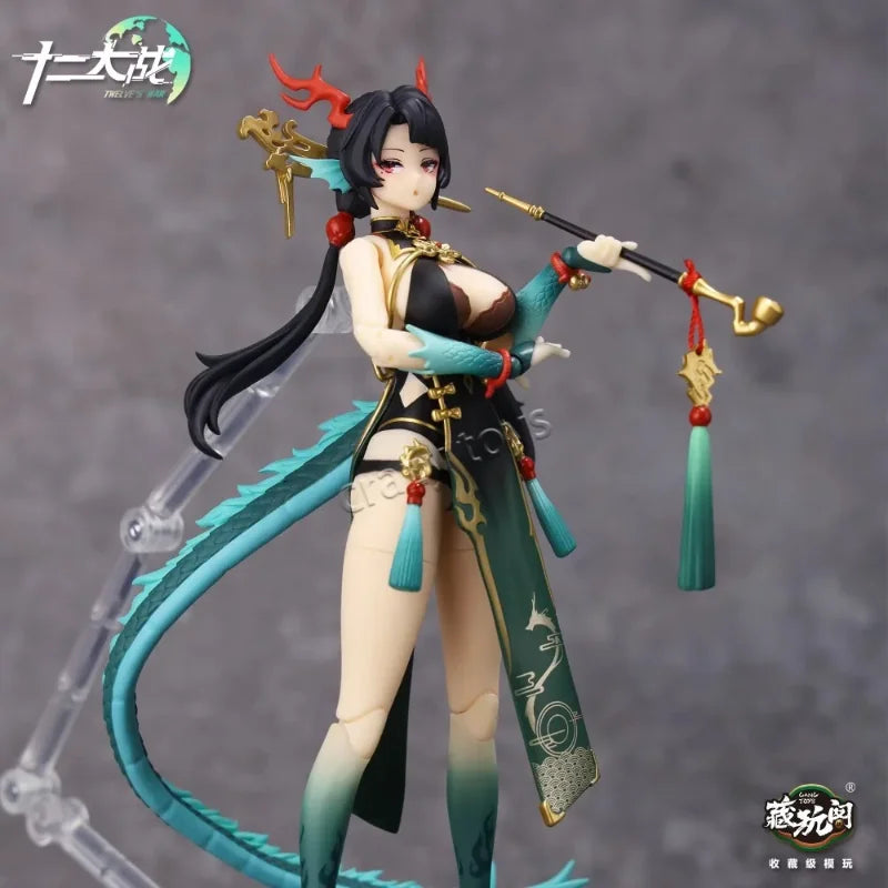 【In Stock】CANG TOYS CT TWSX 01 LOONG Twelve War Mecha Girl 1/12 Scale Finished High Detail Articulated Collectible Action Figure