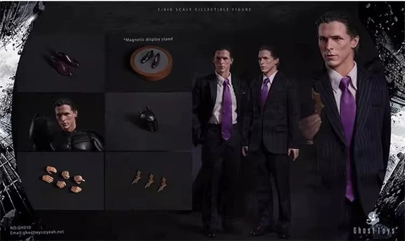 Ghost Toys 1/6 Collectible GH-010 Bruce Wayne GH-011 Super Hero Reporter Clark Kent 12“ Action Figure Full Set Model