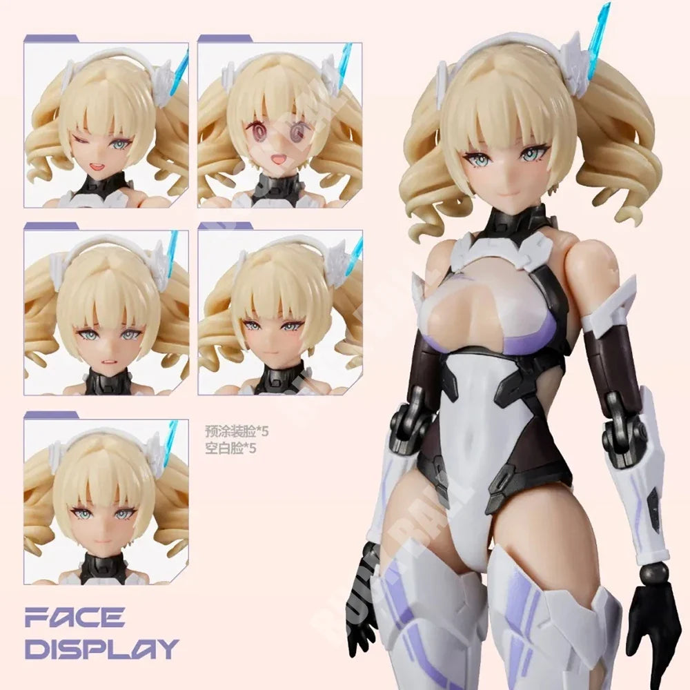 In Stock Ms Generrl Falcon Assembly Model Kit Girl Mecha Break 1/10 Valravn Ubp-Ro2t Weaponry Action Figures Collection Toys