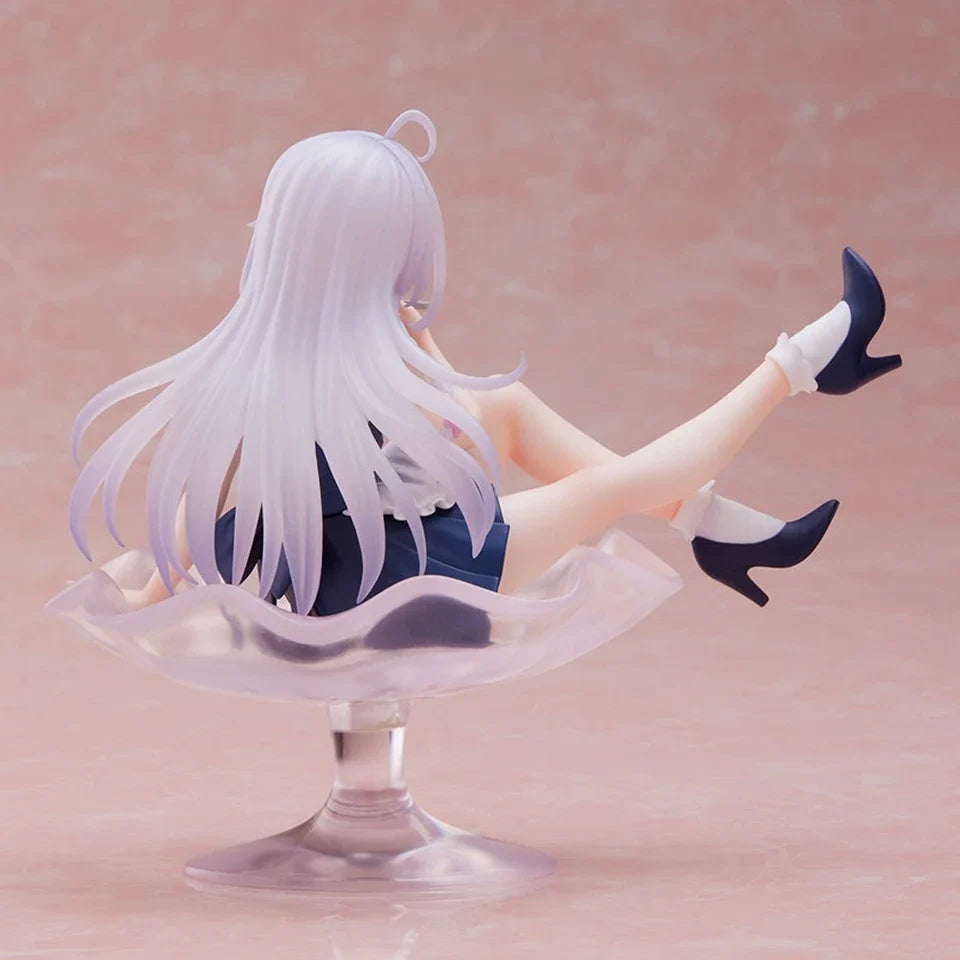 Original Genuine FuRyu Wandering Witch: The Journey Of Elaina 12cm Elaina Sitting Position PVC Model Toy Holiday Gifts Wholesale