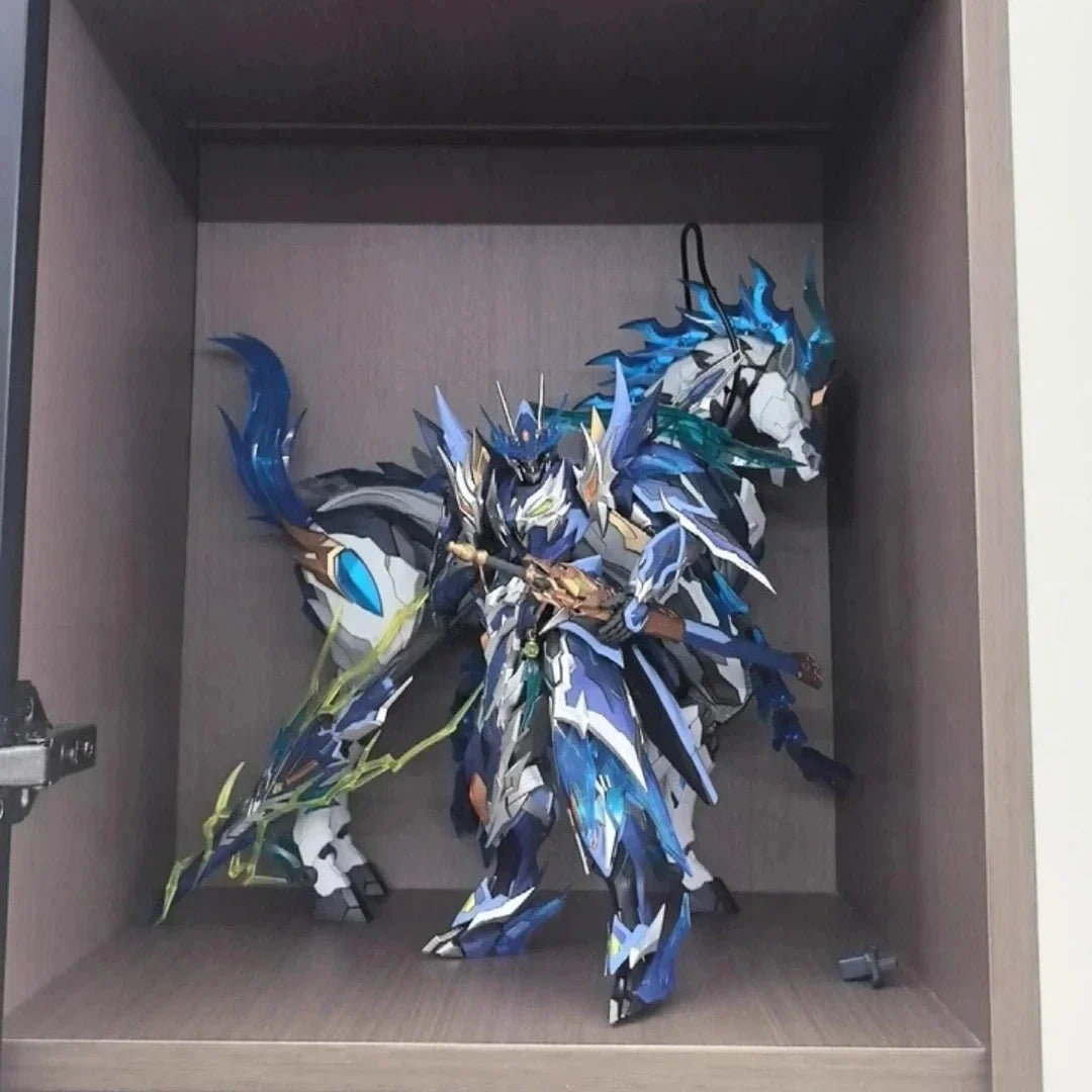 Motor Nuclear Zhao Yun Ultra-Mobile Guochuang Assembled Mecha Model With Mount Alloy Skeleton Highly Playable Collection