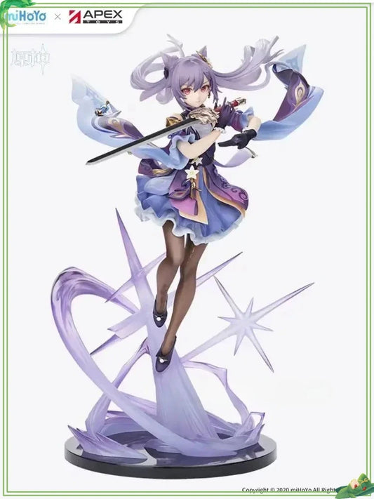 In Stock 【APEX/Genshin Impact】Keqing·Thunderstorm Quick Rain Ver.1/7 Static Figure Merchandise Genshin Anime Figure Model Toy