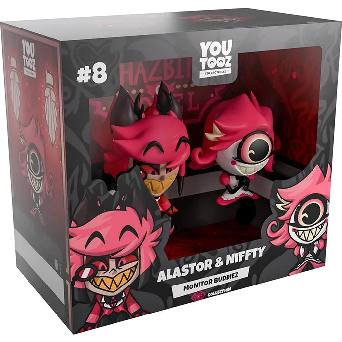 Official Hazbin Hotel Alastor & Characters Figure Set Official Youtooz Collectible Action Figures Toy for Fans
