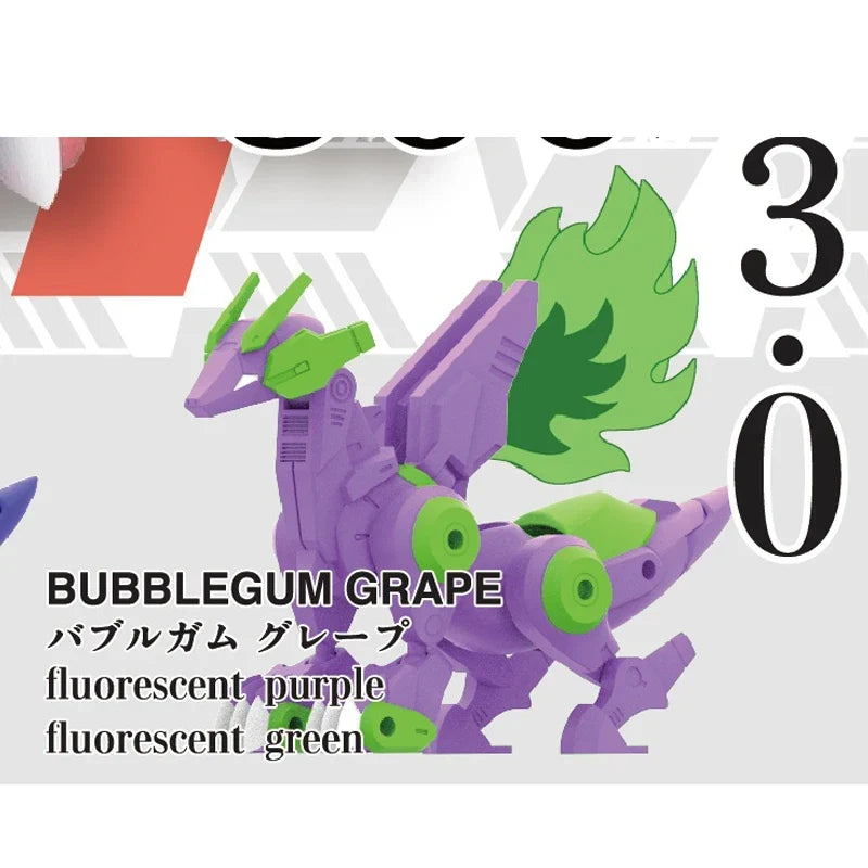 SO-TA Gashapon Capsule Toy Mechanical Dinosaur P3 Buildable Model Kit - Transformable & Poseable Action Figure Model Toys