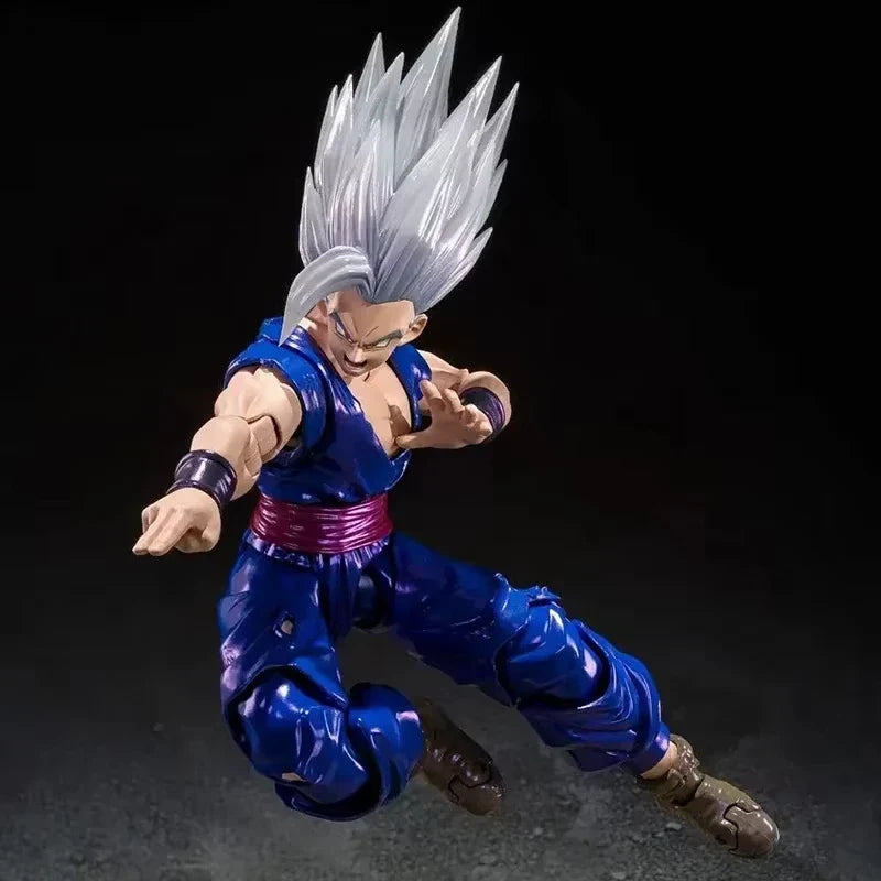 SHF Dragon Ball Exclusive: Son Gohan Beast Anime Action Figure | PVC Movable Super Saiyan Model | Collector's Edition
