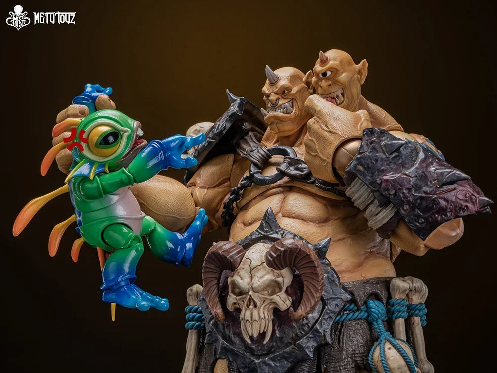 METYTOYZ adventurer world skull crusher Oglus ogre warrior doll model movable 9.5-inch doll figurine