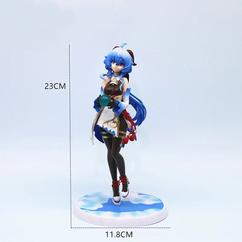 19CM Genshin Impact Zhongli Xiao Anime Figure PVC Action Figure Model Sculpture Hand-made Desktop Decoration Children Gifts