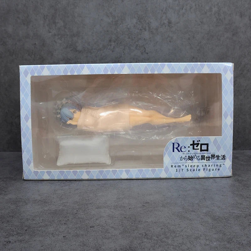 KDcolle Re:ZERO Starting Life in Another World Anime Figure Rem Sleep Sharing Action Figure Ram/Emilia Figurine Model Doll Toys
