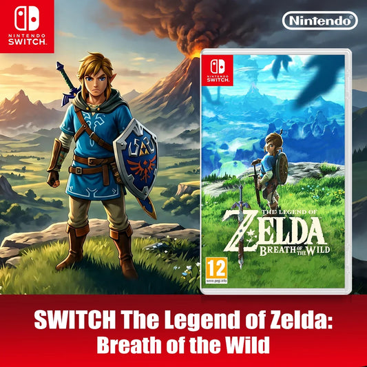 Nintendo Switch The Legend of Zelda: Breath of the Wild Game Cartridge PHYSICAL Nintendo Switch OLED Open World Action Adventure