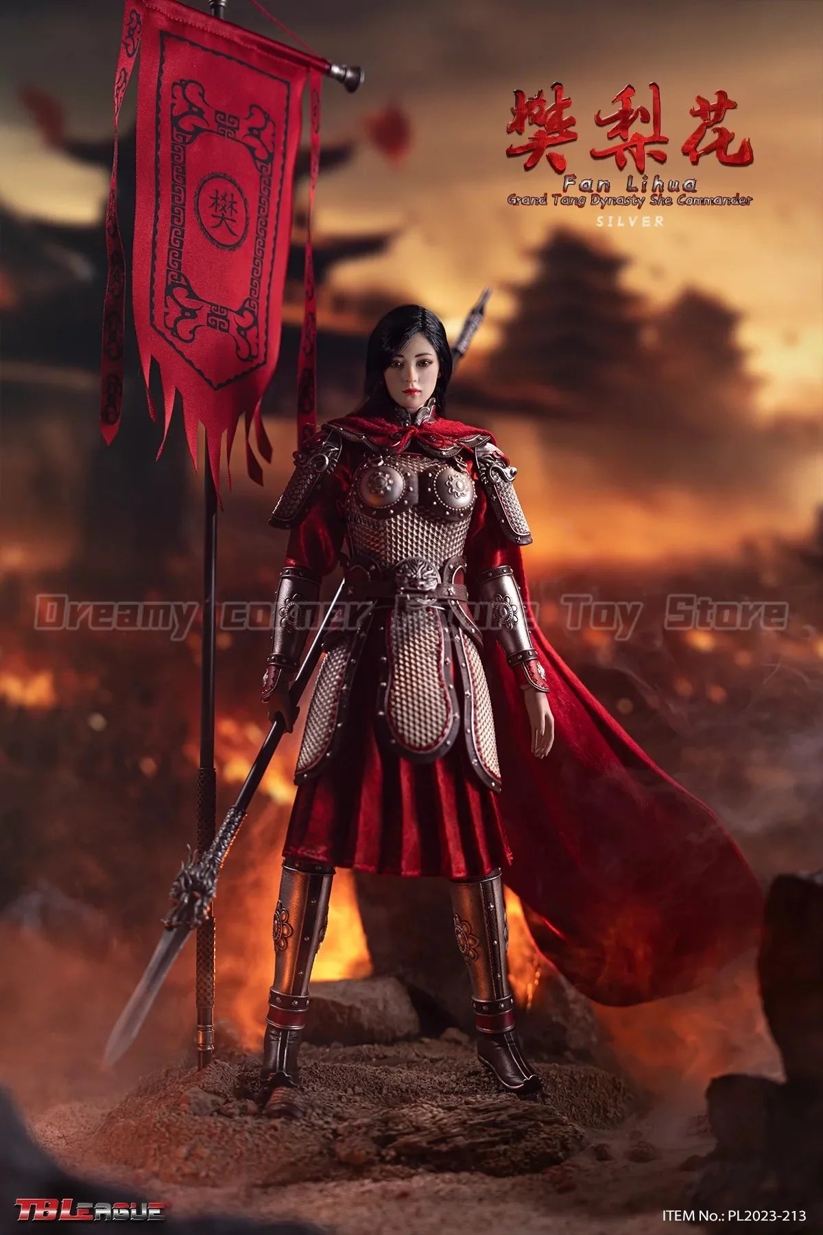 【In Stock】Original TBLeague PL2023-213 Fan Lihua Grand Tang Dynasty She Comander 1/6 Action Figure Collection Model Ornament
