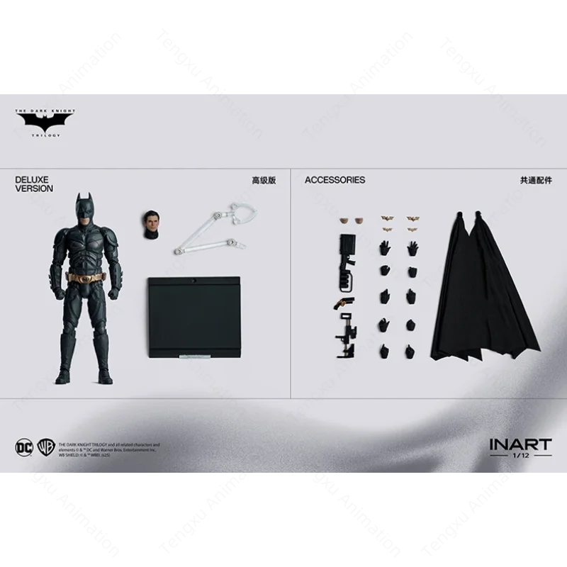 IN STOCK INART Batman The Dark Knight Rises 1/12 Scale Action Figures Toy Gift Collection - Standard -Deluxe