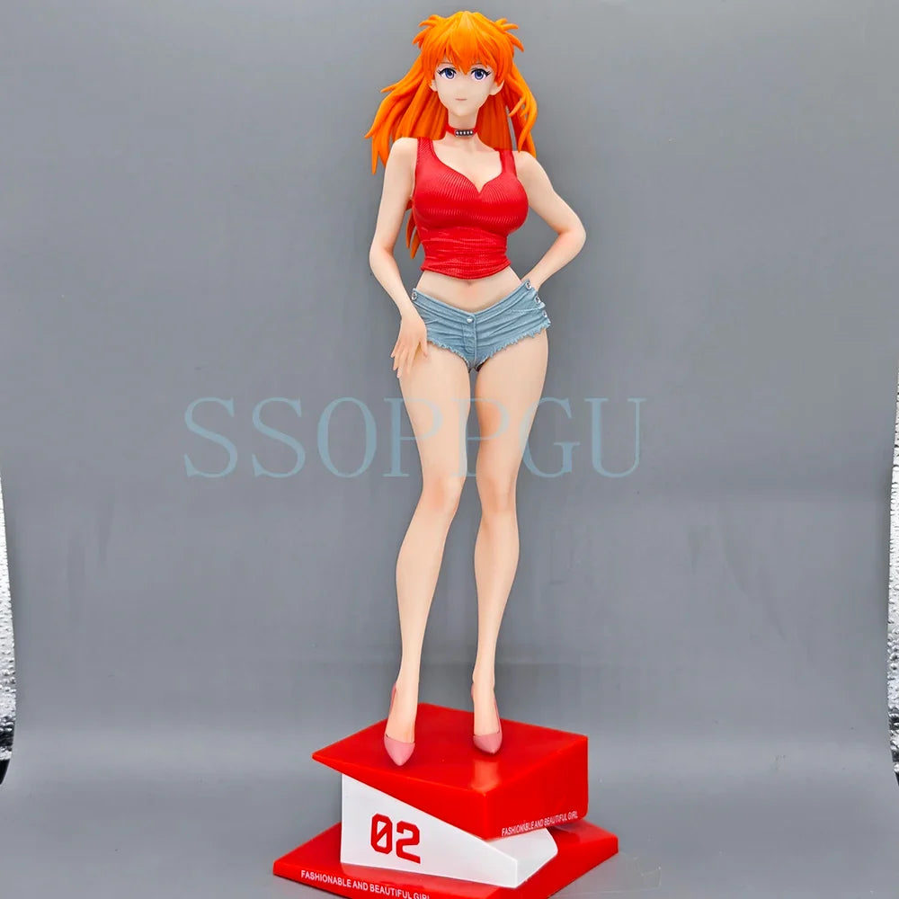 28cm Azur Lane Cheshire AniGame Soryu Asuka Langrey Evangelion Girls Toy Anime PVC Action Figure Toy Game Collectible Model Doll