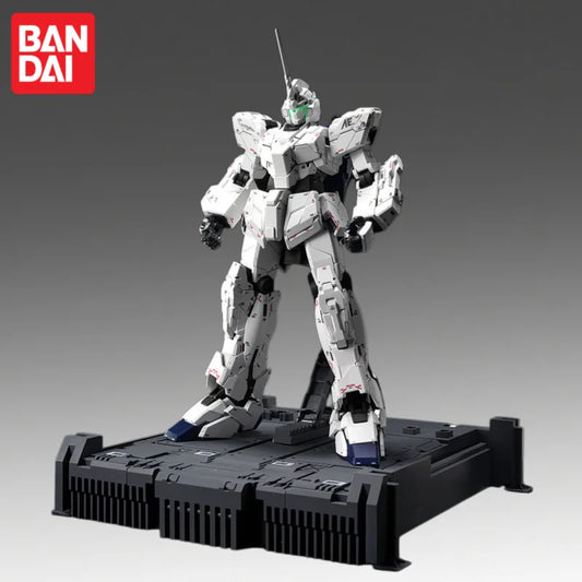 In Stock Bandai Original Mgex 1/100 Mgex-gundam Unicorn Gundam Action Figure Model Doll Brand New Boxed Anime Characters Toys