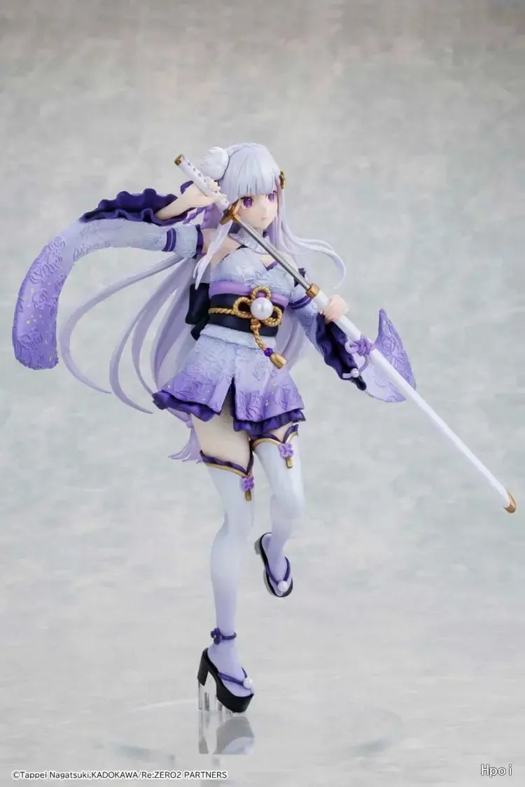 In Stock KADOKAWA KDcolle Re ZERO Starting Life In Another World Emilia Combat Clothing 1/7 Scale Figure Player Model Collection
