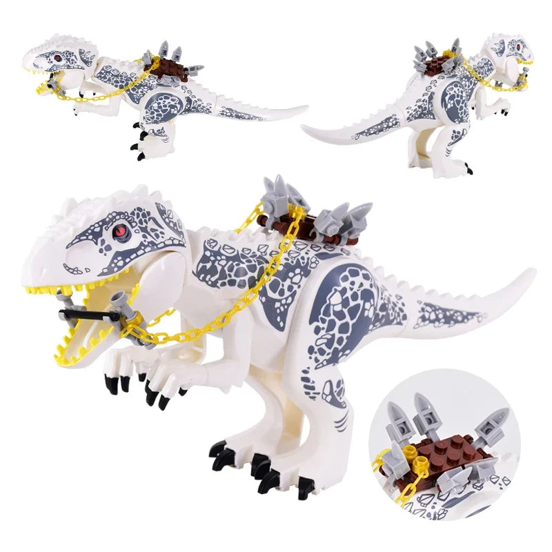 2025 New Jurassic Dinosaur Titanosaurus Dinosaur Seat Buildable Dino with Fortress Structure Ladders Flag
