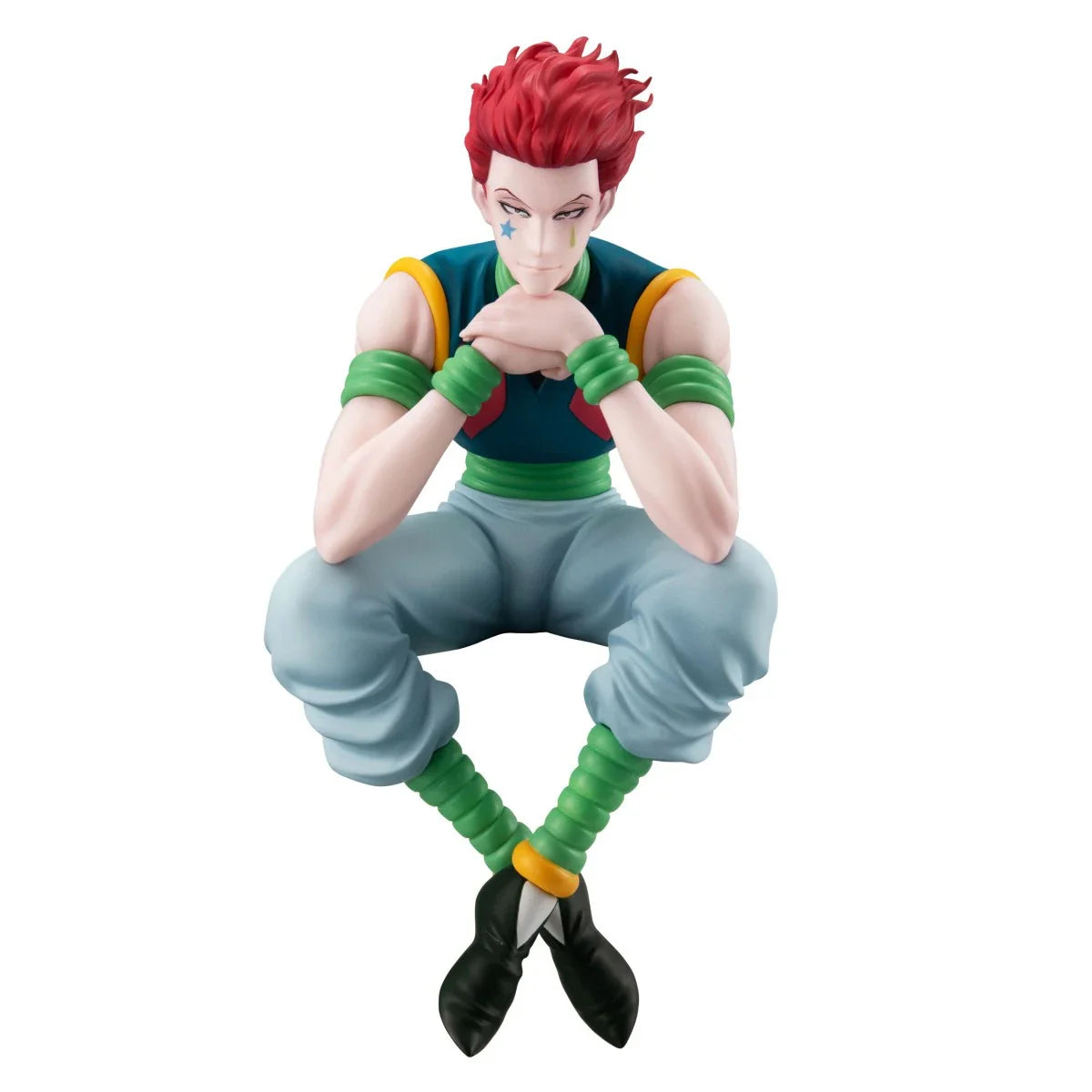 19cm/7.48in Hunter×Hunter Anime Figure Phantom Troupe Hisoka Action Figure Noodle Stopper Figurine PVC Collection Model Doll Toy