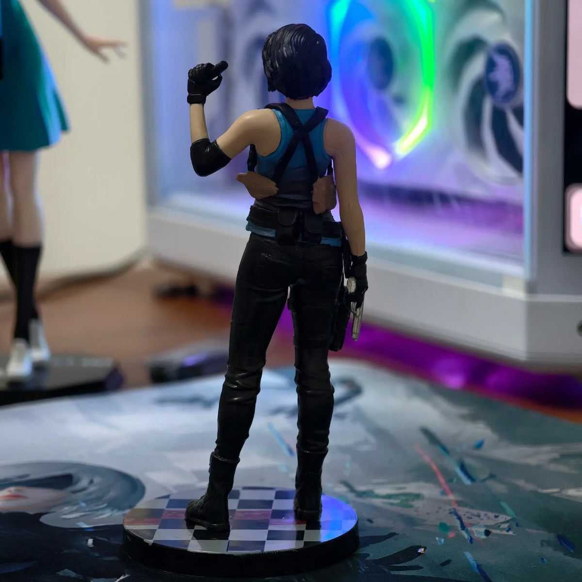 Jill Valentine Figure Leon·S·Kennedy Figures Anime Figurine Model Collection Statue Desk Decoration Toys Doll Birthday Gifts