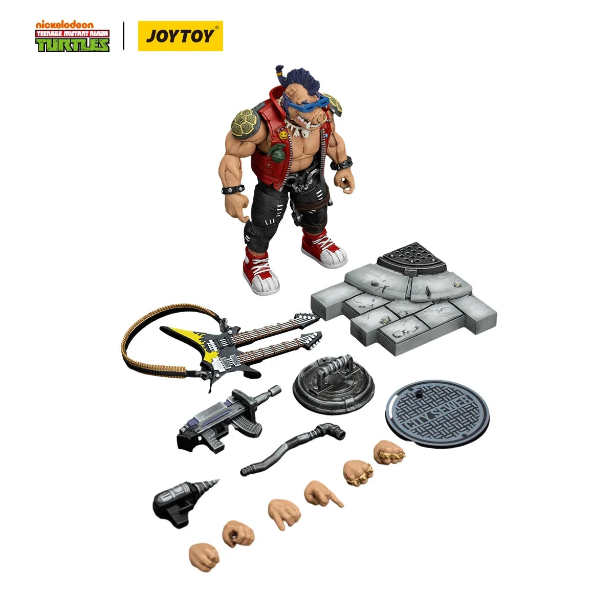 [Pre Order]JOYTOY TMNT 1/18 Action Figure Teenage Mutant Ninja Turtles Turtle Shredder Beebop Rocksteady figures Toys