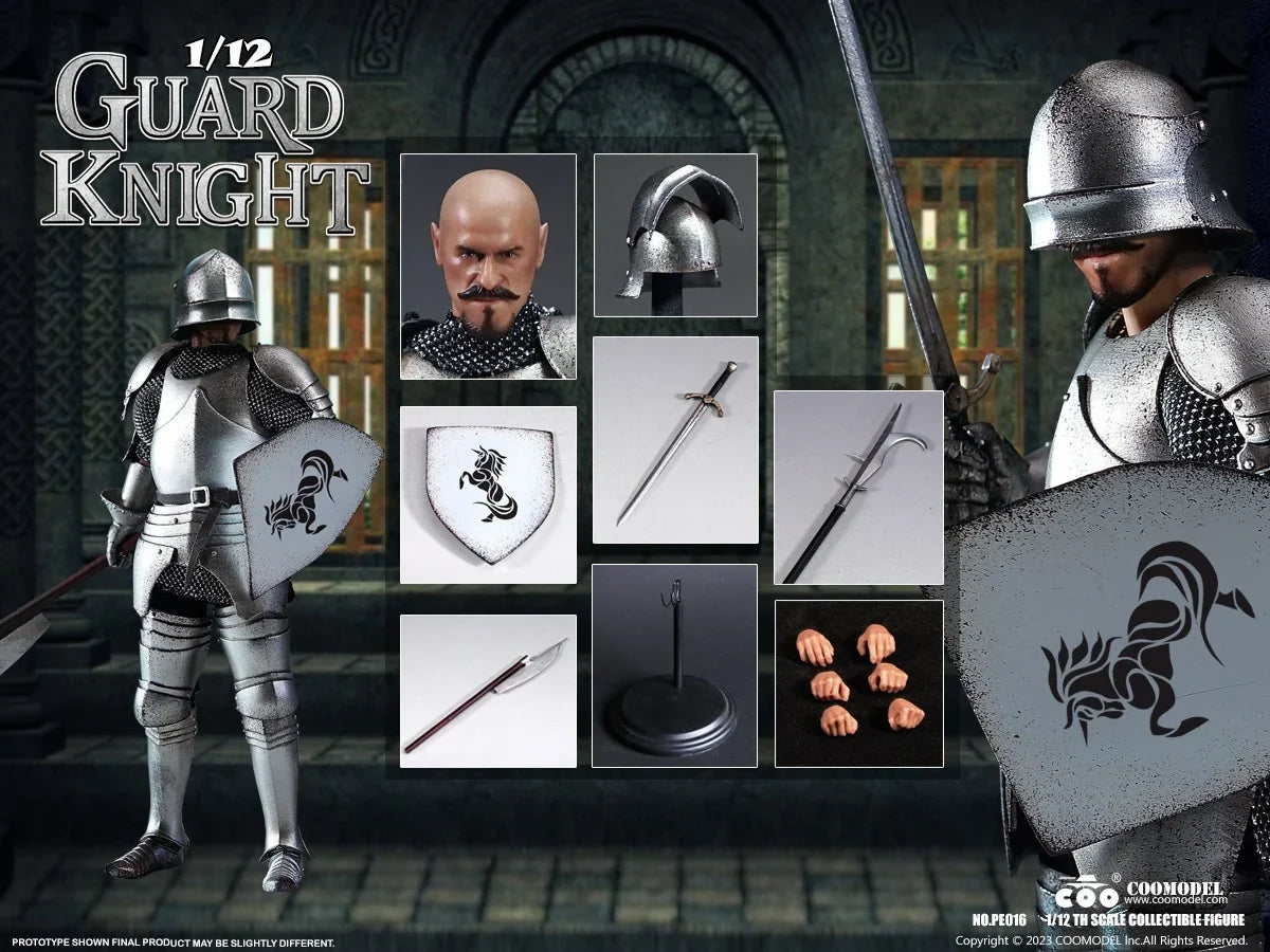 COOMODEL 1/12 Handheld Empire Series PE001 Teutonic Knights PE003 Hospital Knight Full Set 6" Action Figures In Stock