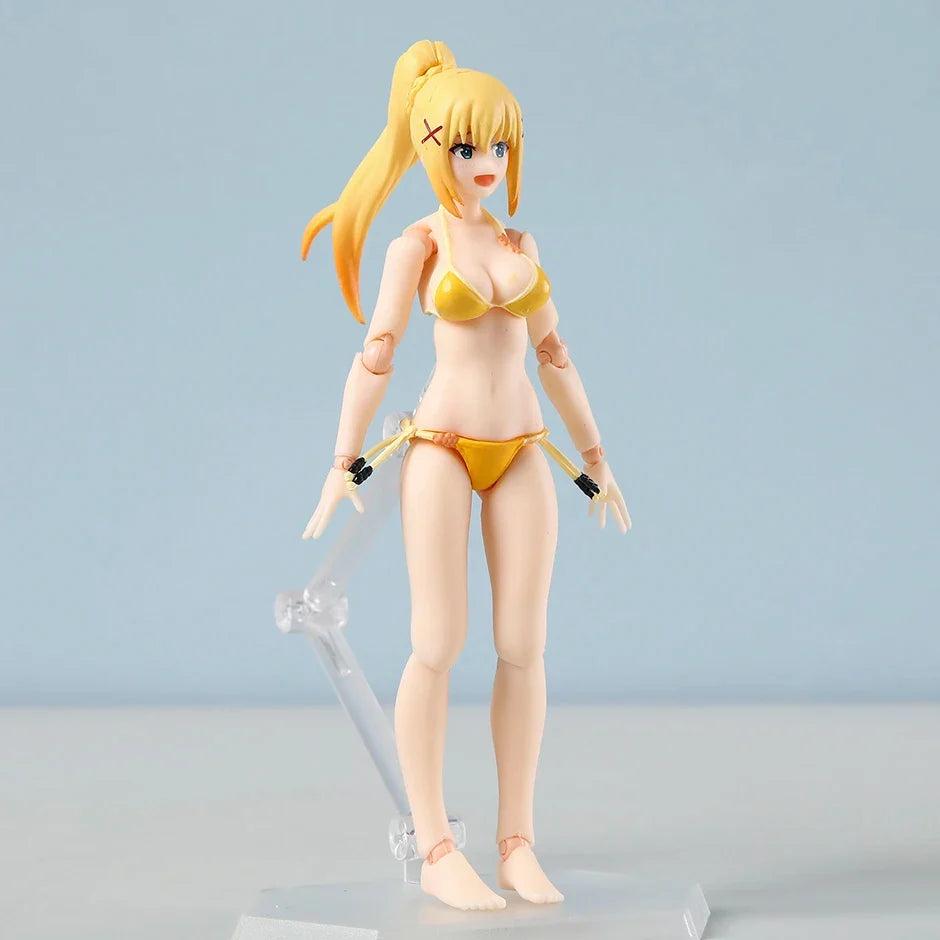 figma Darkness Swimsuit ver. EX-065 PVC Action Figure Model Doll Toy Colletible Figurals