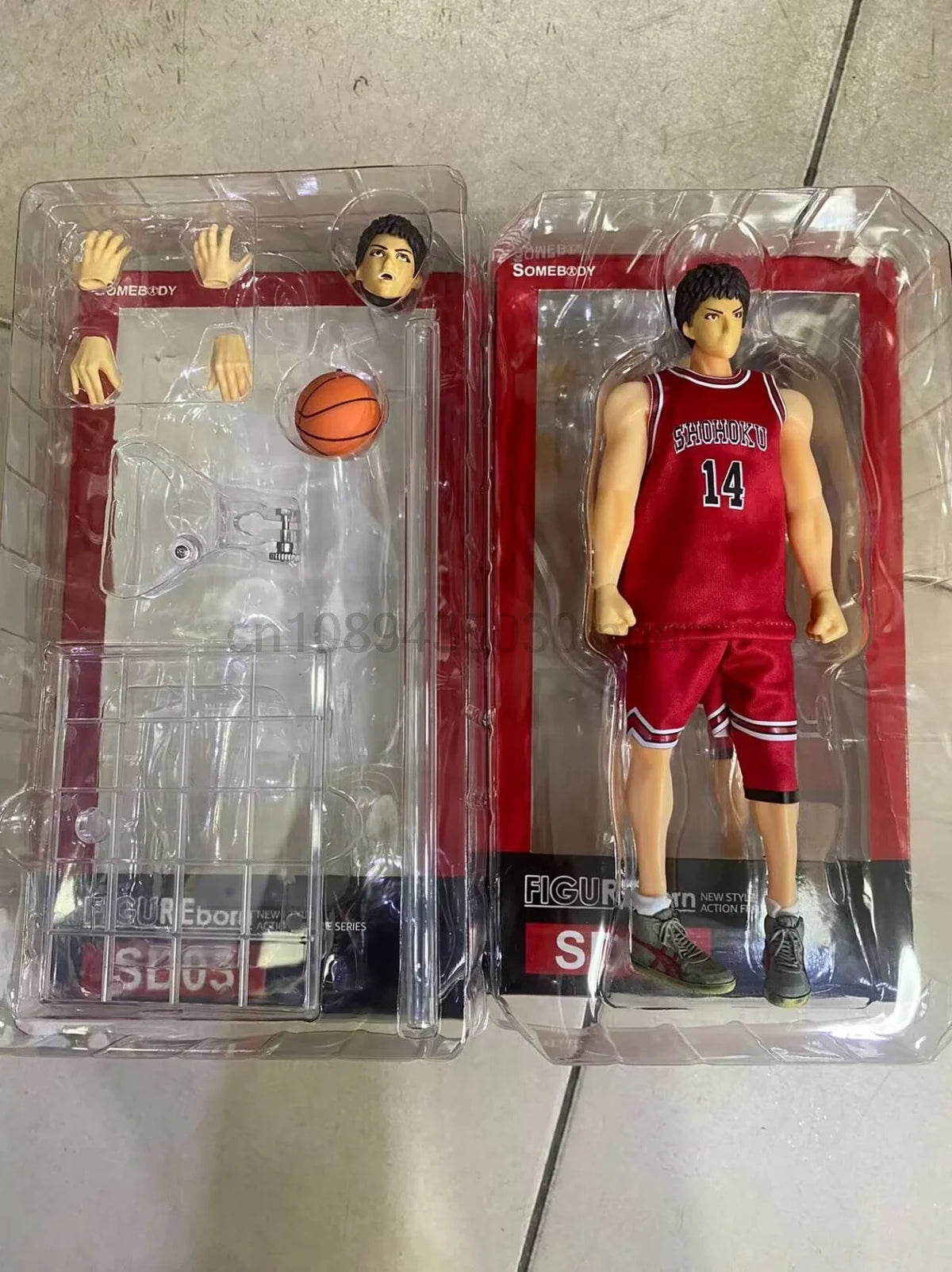 Slam Dunk Shohoku Basketball Player Rukawa Kaede Sakuragi Hanamichi Multiple Figure Eborn SD01 SD03 Action Figure Model Toys