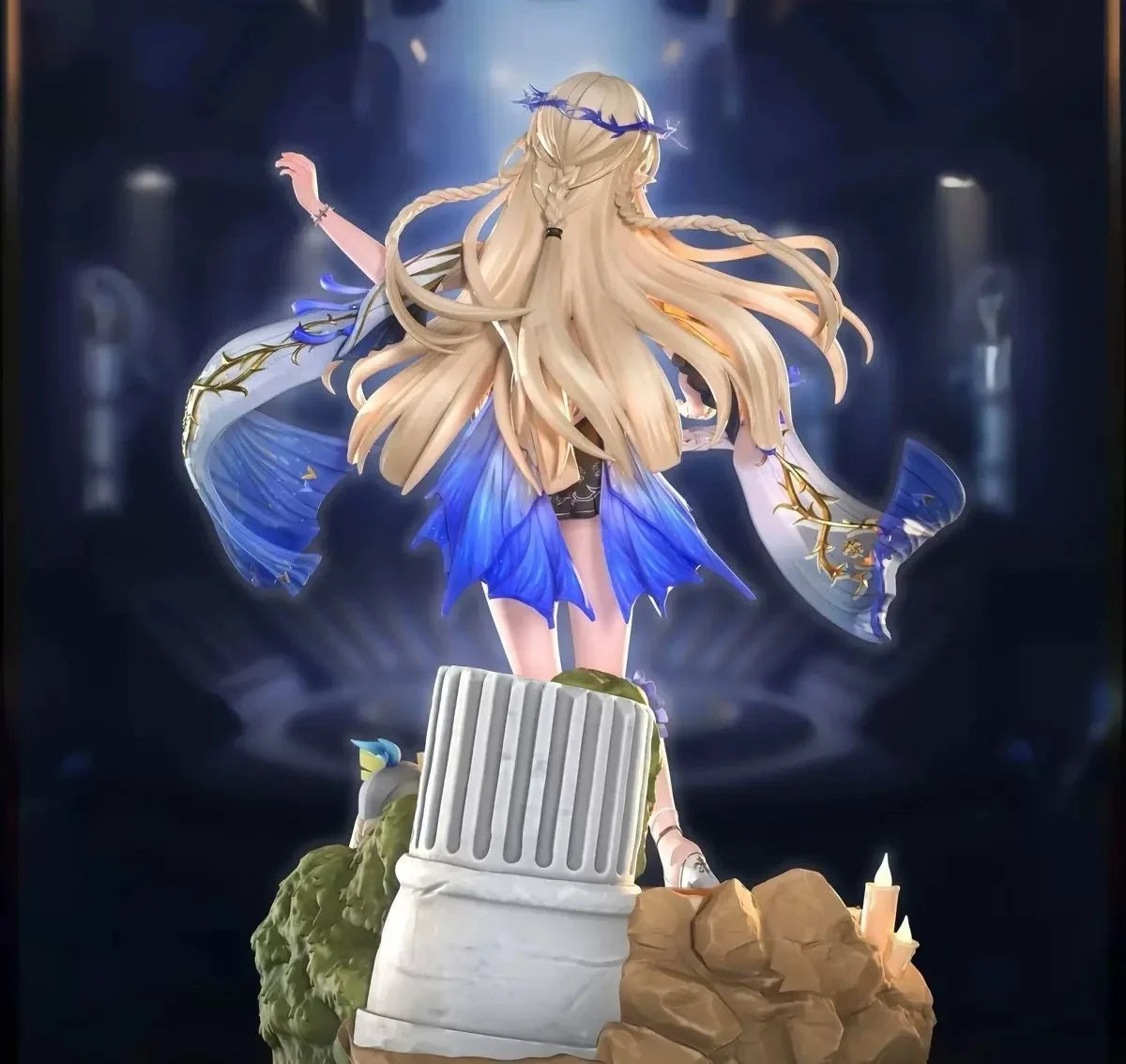 Wuthering Waves Cartethyia Standing Anime Figure GK Resin Collectible Model Desktop Ornament Birthday Gift