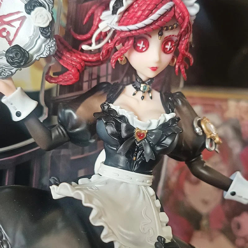 Identity V  Red Haired Witch Priestess Figure Acrylic Stand Display Collectible Gothic Style Handwork Tabletop Display Cute Gift