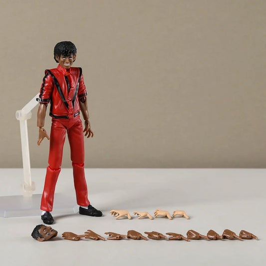 MJ Thriller Ver. Movable Assemble Action Figure Figurine Model Toy