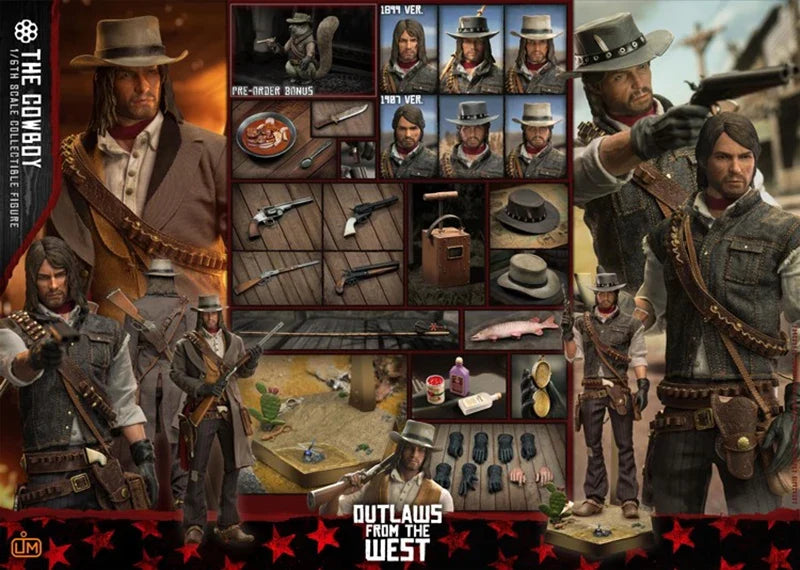 In Stock LimToys 1/6 LIM011 The Cowboy John Marston Equipped Male Soldier Full Set 12inch Action Figure Model Toys Collection