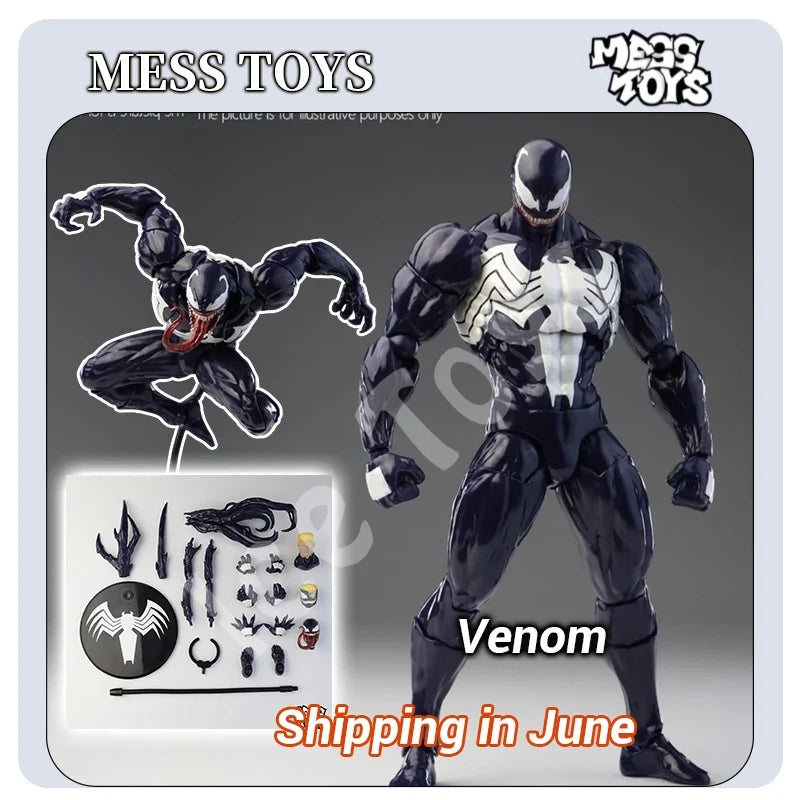 New Product Mess Toys Venom Deadly Neighbor Height About 18.8cm Anime Model Pvc Toy Is Expected To Be Released in June