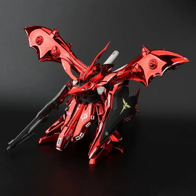 HG1/144 Nightingale Plated Version Mobile Suit Char's Counterattack Mech Assembly Model Kit Action Figures Boys' Puzzle Toy Gift